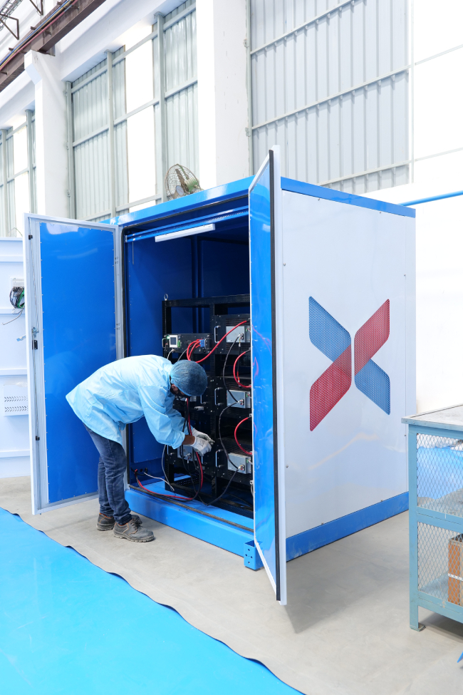 Introduced our in-house manufactured Battery Energy Storage Systems