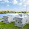 Battery energy storage systems with solar panels and wind turbines in a renewable energy field