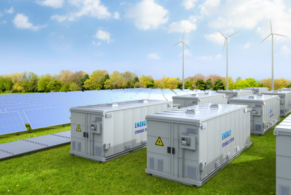 Battery energy storage systems with solar panels and wind turbines in a renewable energy field