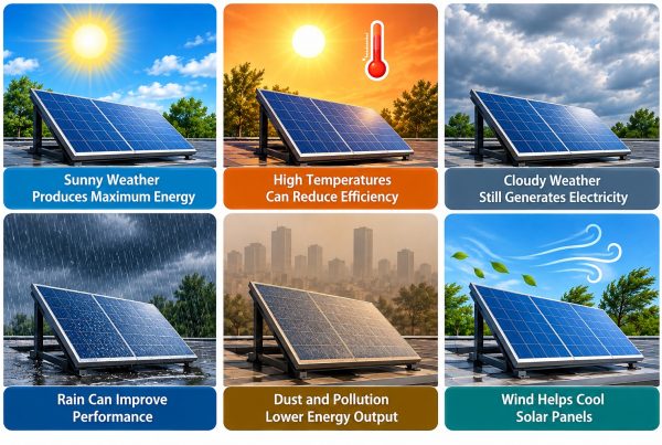 How Weather Conditions Impact Solar Panel Performance