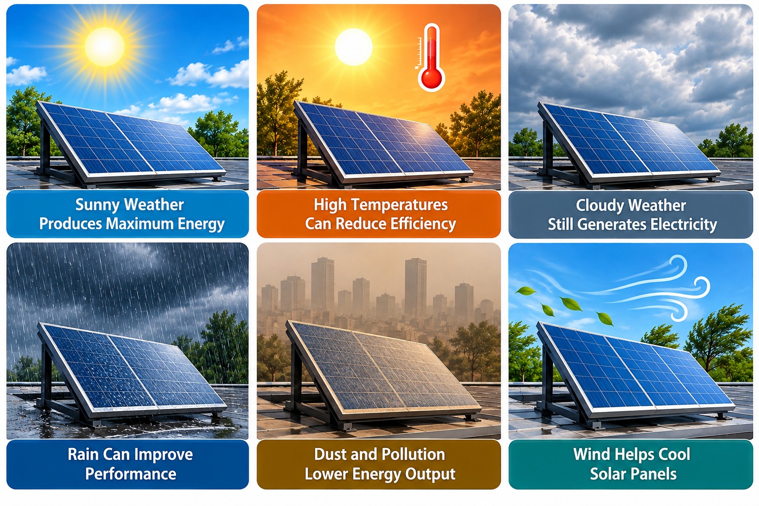 How Weather Conditions Impact Solar Panel Performance