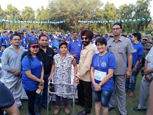 Jakson Supported Run for Cause, Fight-Against Disability - Apr 2018
